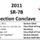 2011 SR-7B Section Conclave Report