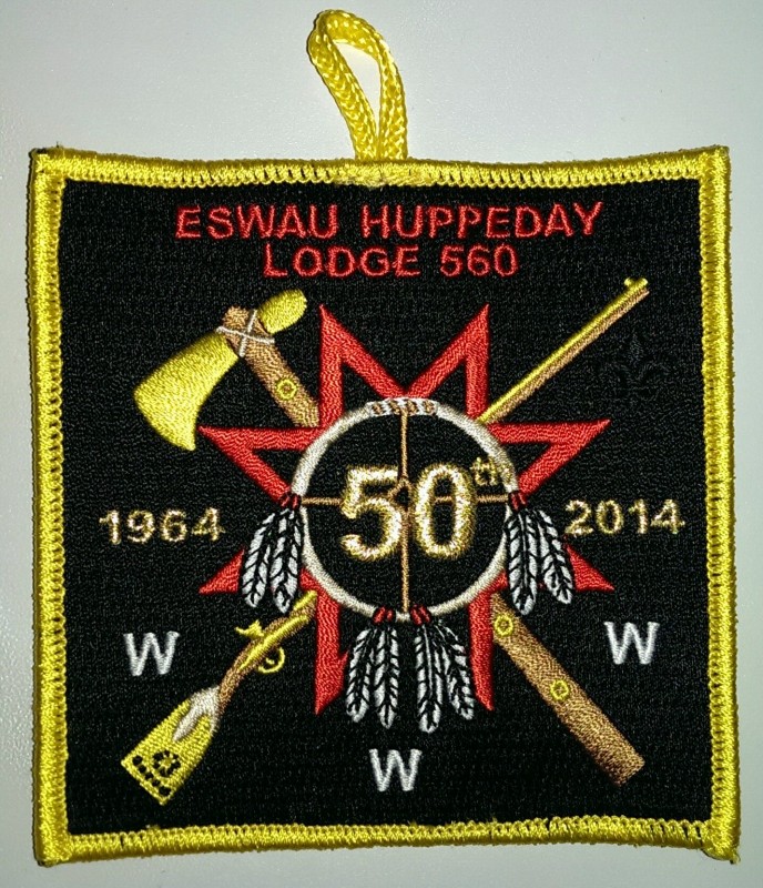 Eswau Huppeday Lodge 560 50th Anniversary Patch