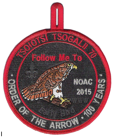 Tsoiotsi Tsogalii Lodge 70 2015 NOAC Early Bird Patch