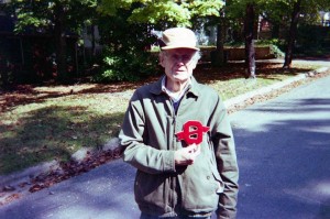 George C Gibbs, Lodge Chief 1938 Lodge 70, holding 70 C1, Sweater Monogram!