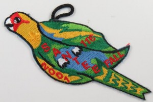 The 2001 Fall Fellowship Patch that became the bird on the Flap