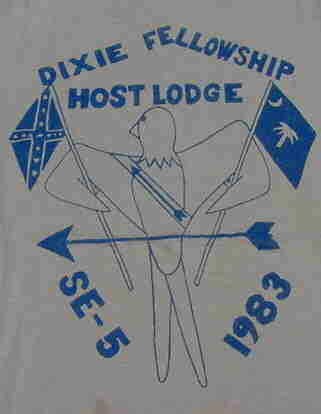 The 1983 Dixie Host Lodge t-shirt that I stole from my brother Chris